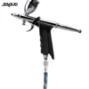 SAGUD Professional Airbrush Kit 0.3/0.5/0.8mm Nozzle Needle Accessories Suitable for Nail Art Tattoo Car Model Spray Painting 4