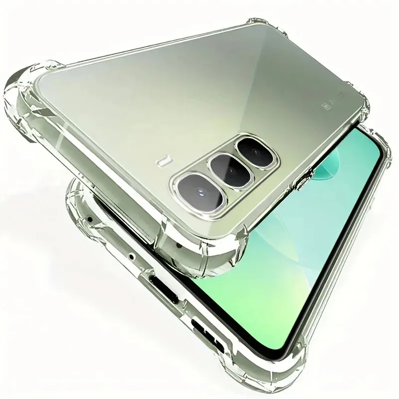 Clear Soft Silicone Back Cover - Transparent Phone Case
