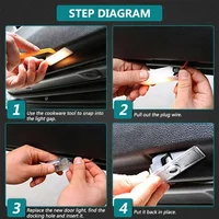 2Pcs Car Door Welcome Lights Logo for Opel Insignia 2009-2018 2010 2011 2013 Courtesy Projector Ghost Shadow Light Accessories 6