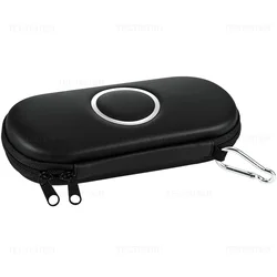 Compact Travel Protective EVA Carrying Case for Portable Gaming Consoles (Black)