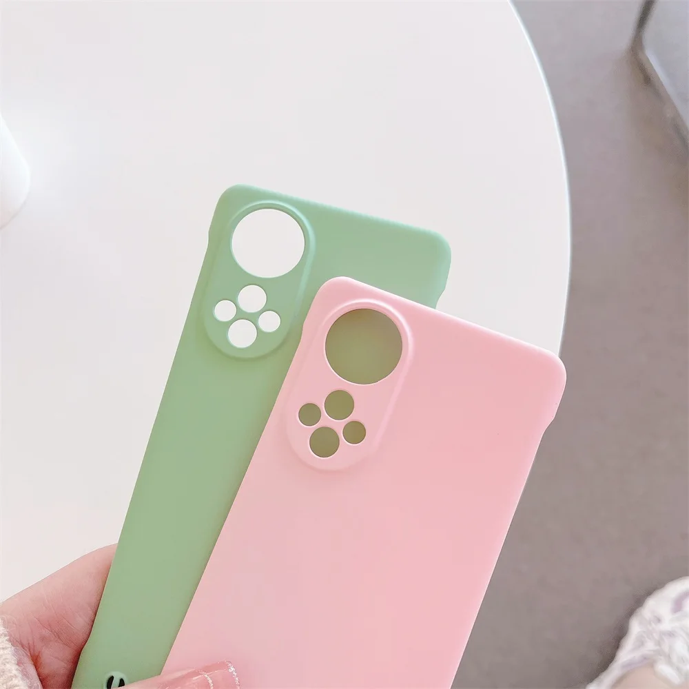 Capa de telemóvel mate cor de doce para huawei nova 9 e 8 pro_voghion.com