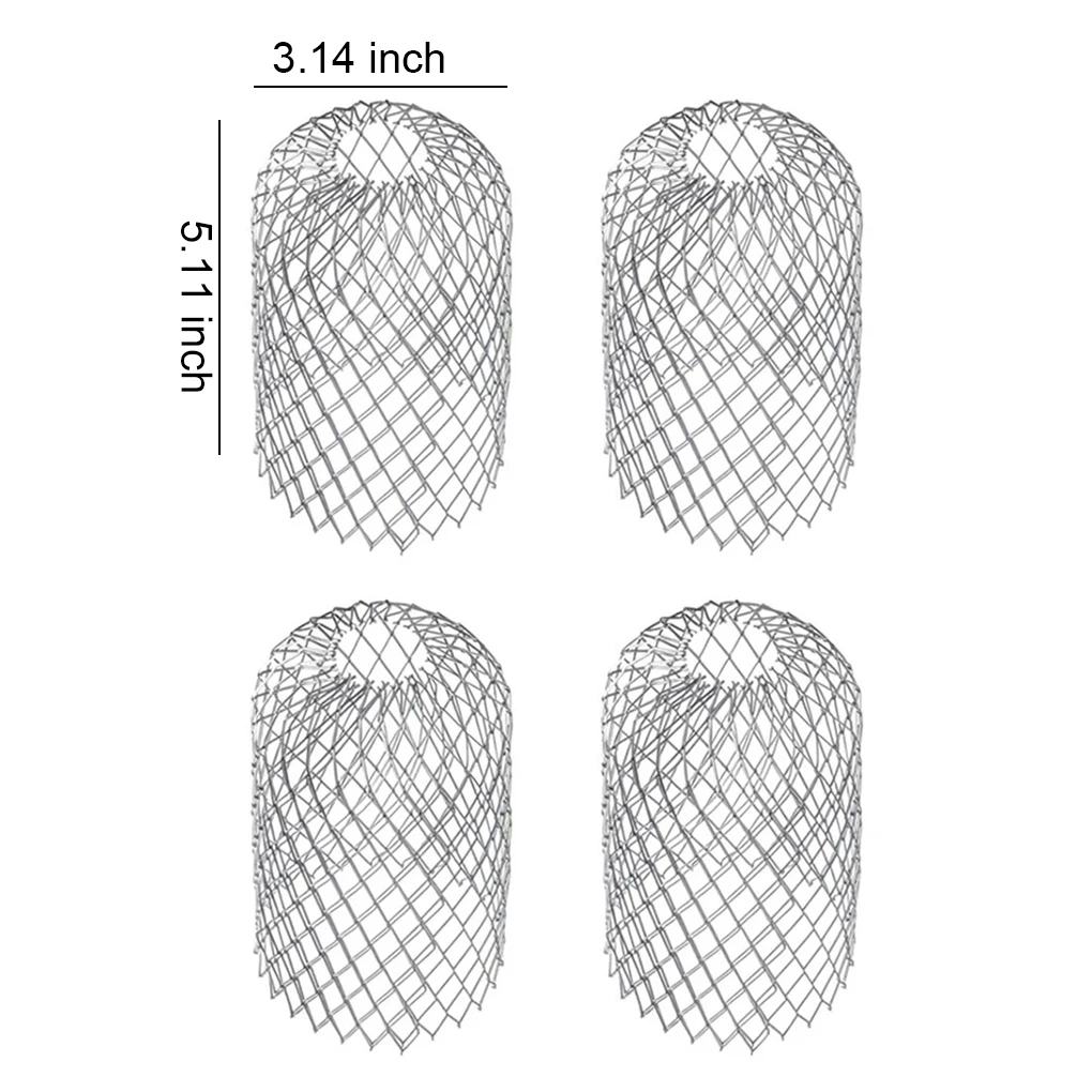 Leaf Strainer And Gutter Guard Aluminum Adjustable Size Easy To Install Metal Filter Strainer Drain 15cm 4pack/lot