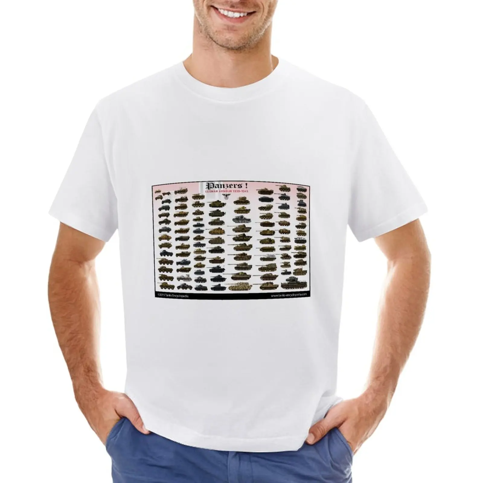 

Panzers ! T-Shirt oversizeds vintage clothes anime tshirts for men