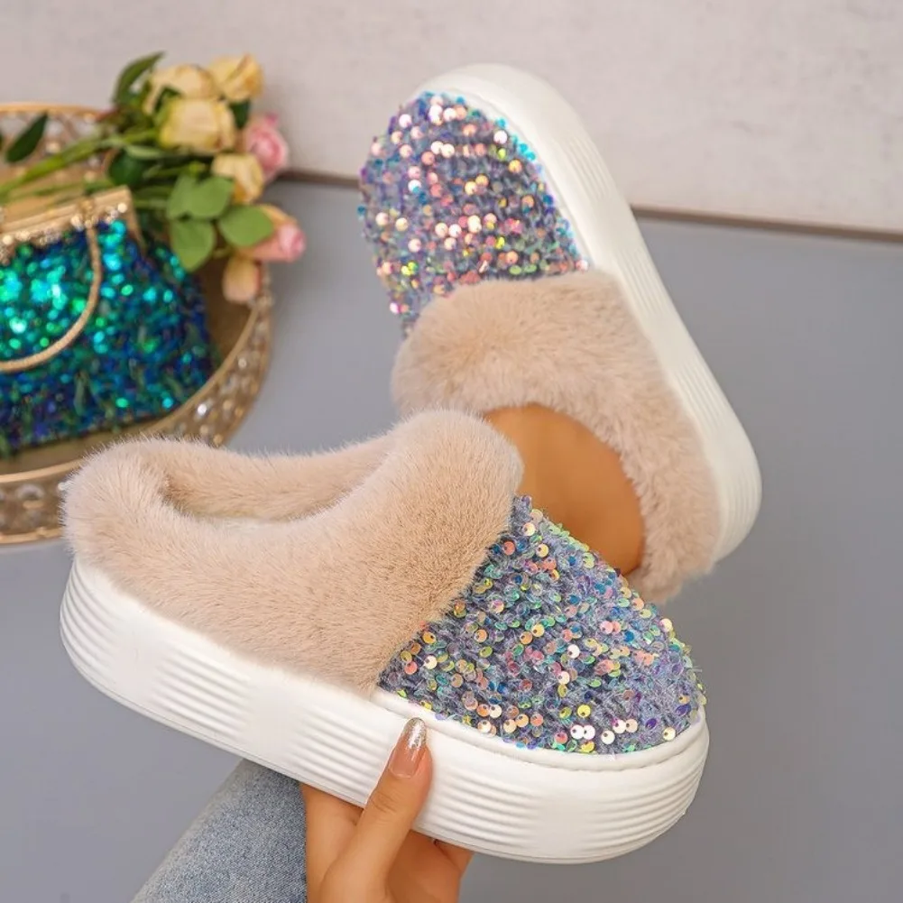 2025 Women Casual Slip on Platform Slippers Lightweight Walking Shoes Women Comfort Thick Sole Non Slip Slippers Slides Women