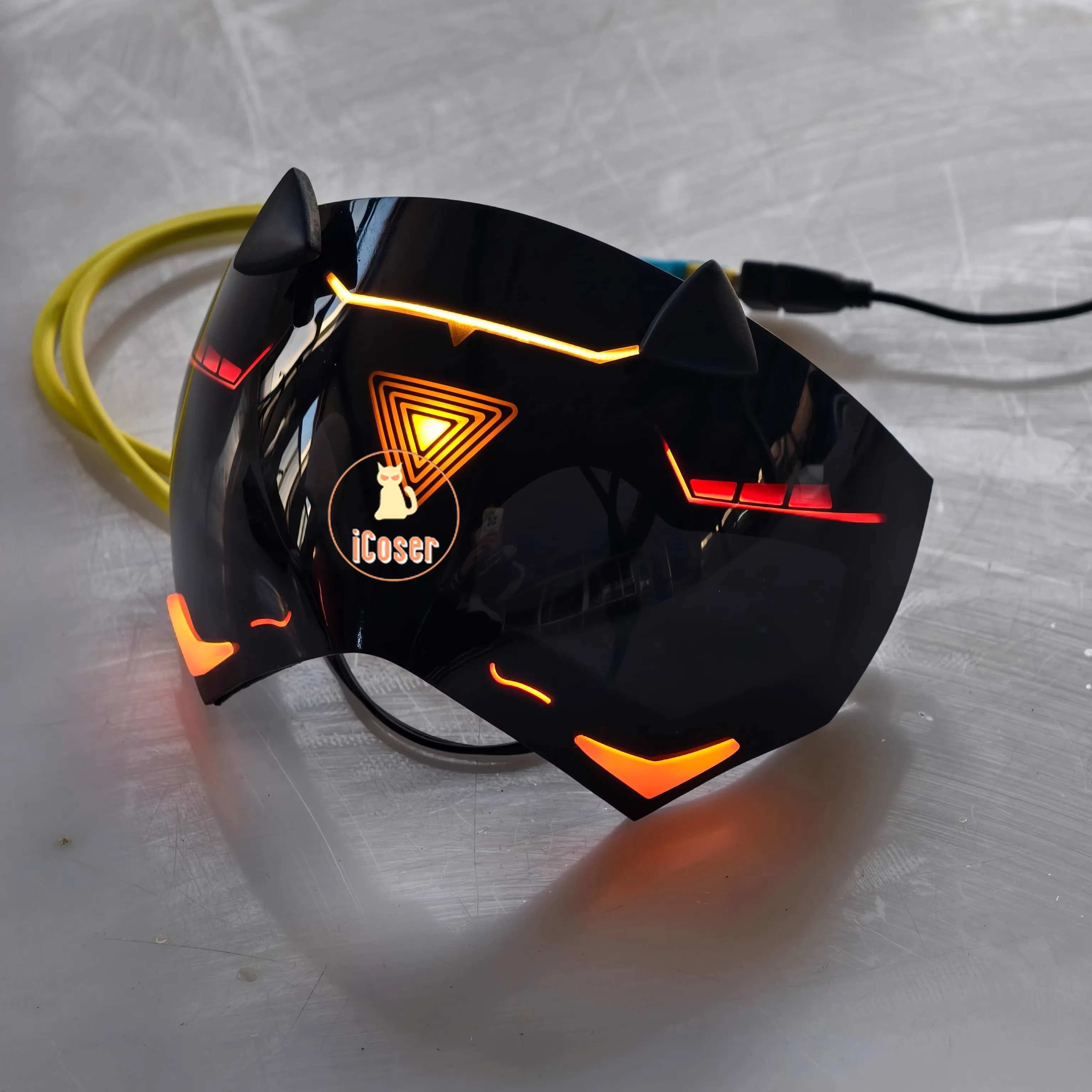 ゼンゼロ トリガー アイマスク ハロウィーン Zenless Zone Zero Trigger Cosplay Luminous Mask Props Eye