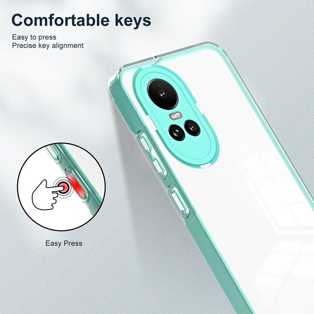 Cheap KEYSION Luxury Leather Case for OPPO Reno 10 Pro 5G Soft