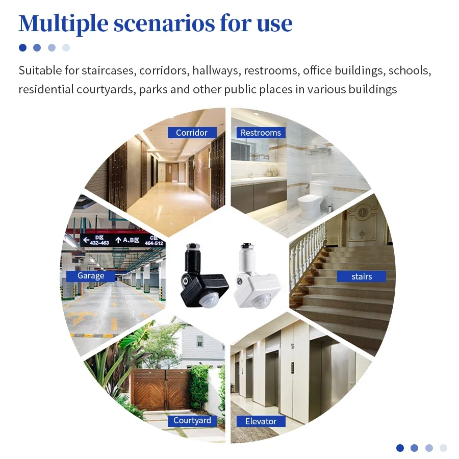 AC 220V 110V PIR Motion Sensor Adjustable Smart Light Switch Human Body Detection Human Presence Sensor Detector Light Pir Sensor Switch Pir Motion Sensor Human Presence Sensor Motion Sensor Motion Sensor Switch Infrared Detector Sensor