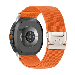Parachute Nylon Bracelet Band for Smartwatch - Premium Accessory Strap (Orange)