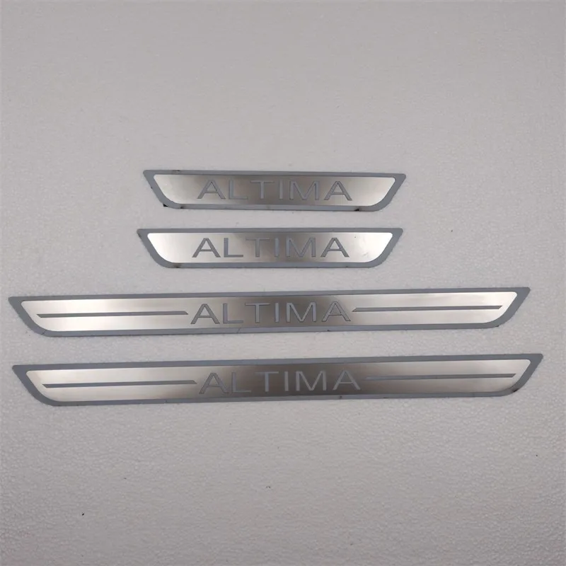 Car Accessories Door Sill Scuff Plate Cover Trim Stainless Steel Threshold Pedal Styling Protect For Nissan Altima 2011--