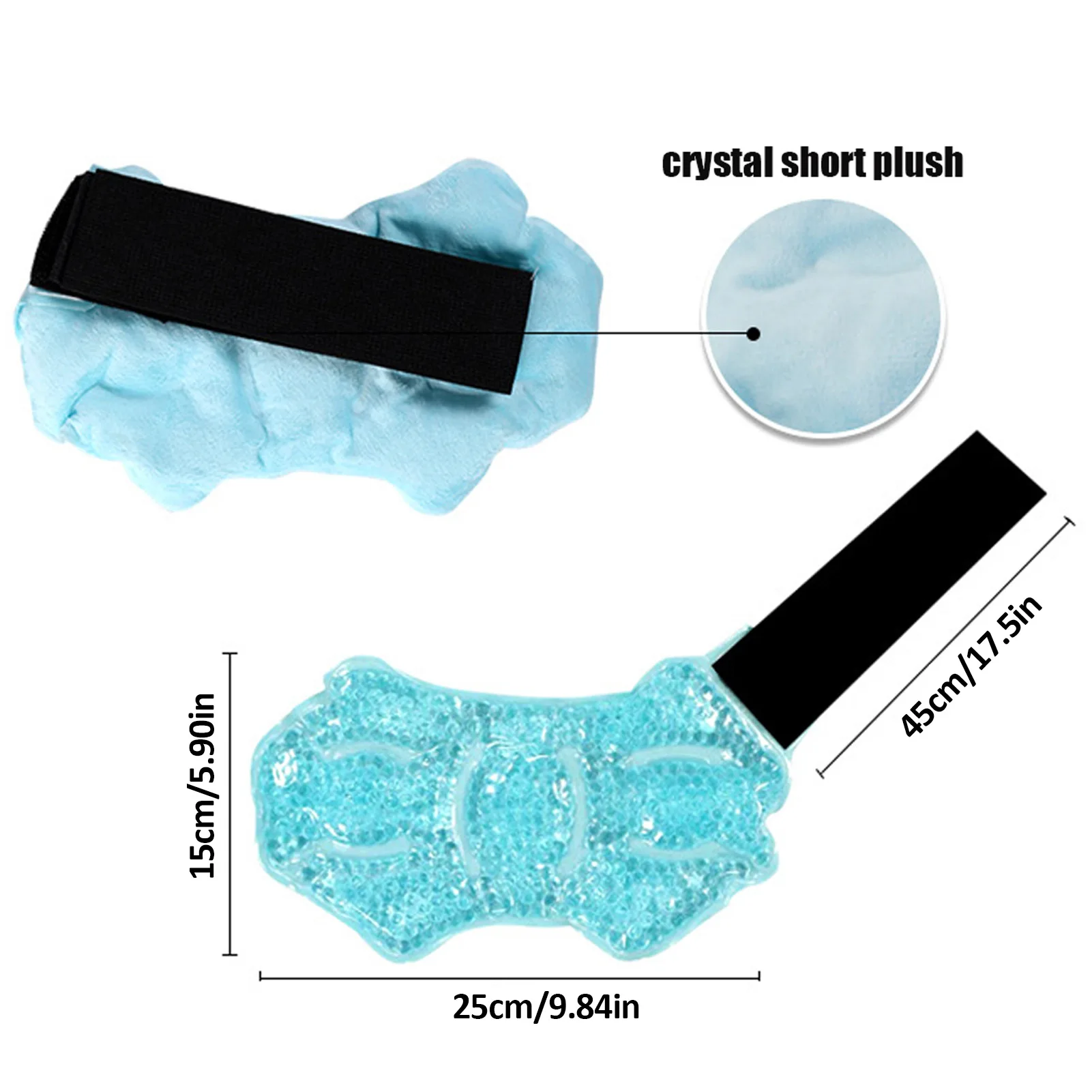 Ankle Cold Wrap Ice Bag Ankle Ice Pack Wrap Hot Cold Ice Gel Pack Ice Pack For Injuries Reusable Gel Cold Pack For Knee Elbow