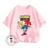 Sonic The Hedgehog Boys Girls Summer Tees A Great Choice for Casual Wear Lightweight Comfortable For Every Day Easy-Going Comfy 5