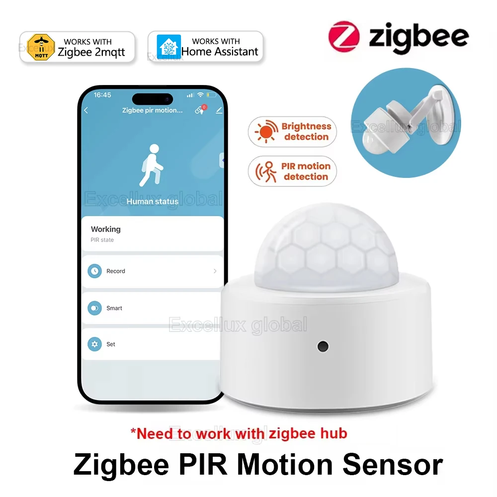 ZigBee 3.0 Smart PIR Sensor Human Body Infrared Motion Detector Home Security Alarm Scene Linkage Automation Battery Powered pir motion sensor motion sensor motion sensor switch infrared detector sensor