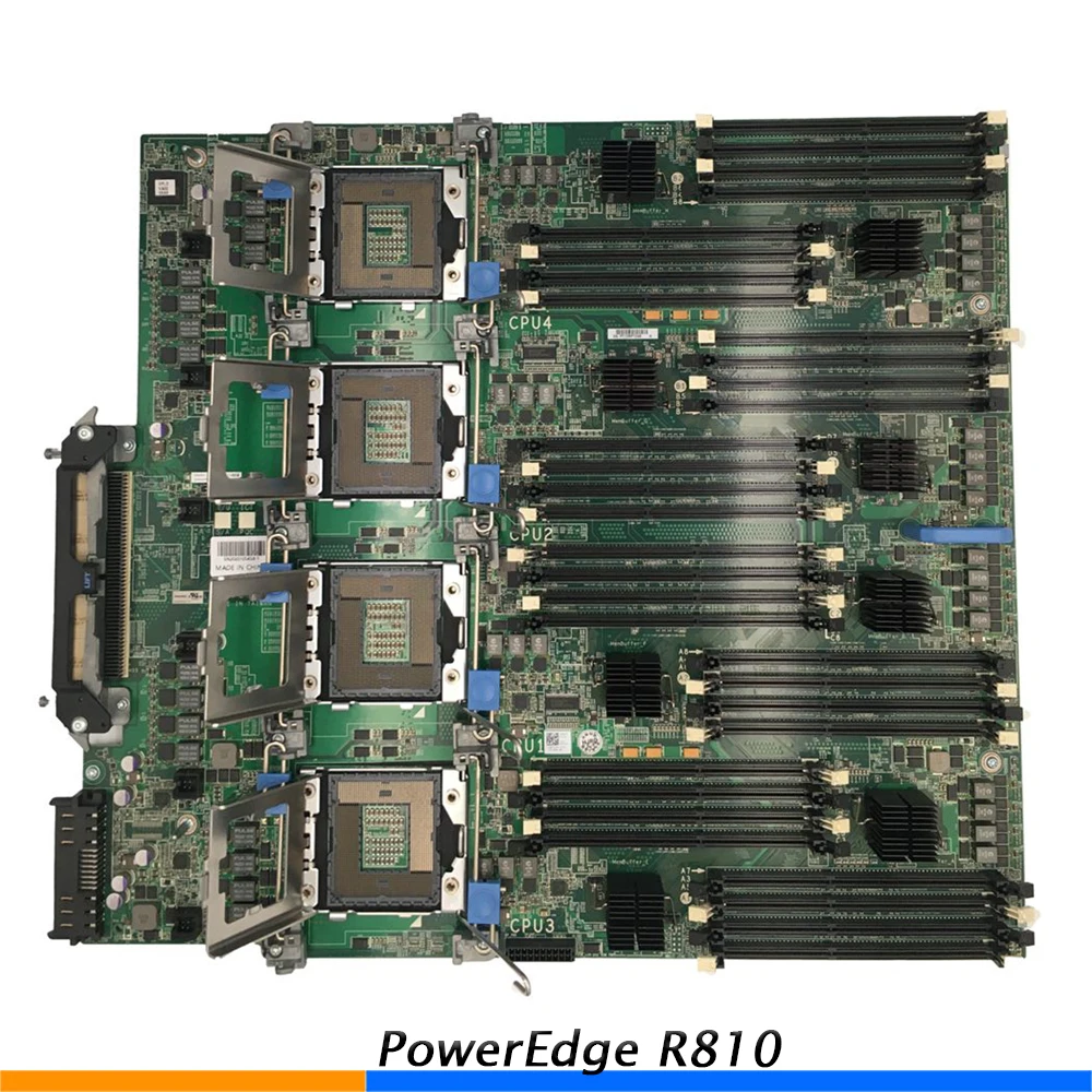 Original Server Motherboard For Dell For PowerEdge R810 4U FDG2M 0FDG2M M9DGR 0M9DGR 7500 UDIMM Perfect