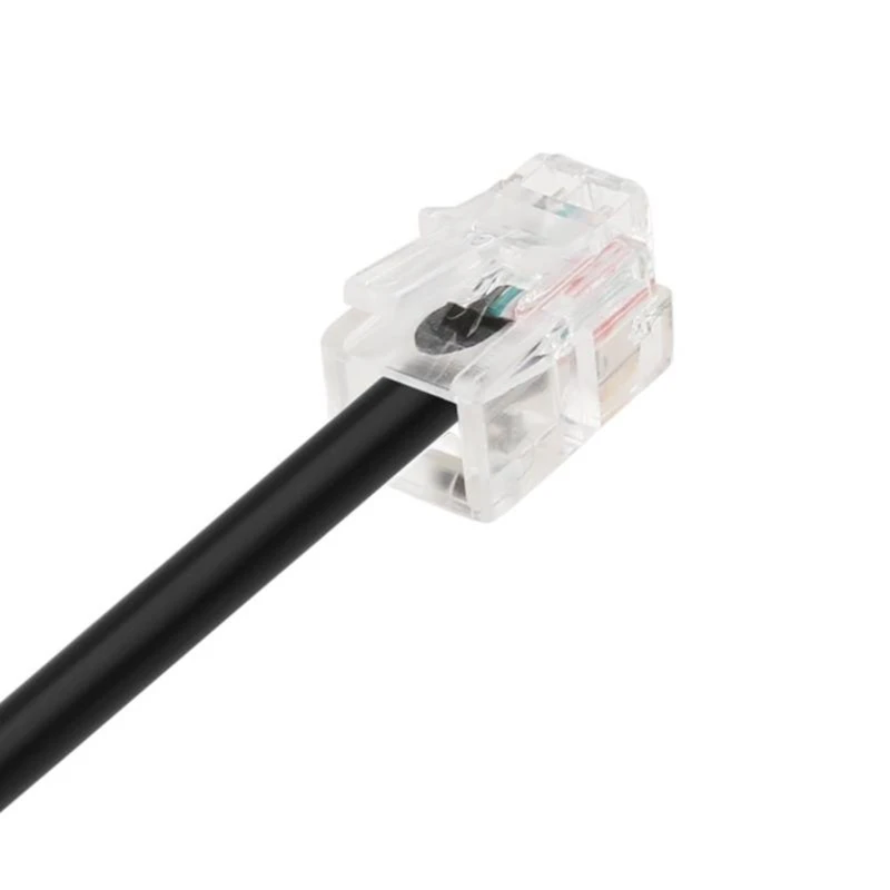 

3.5mm Female Jack to 4P4C RJ9 Male Headset Phone Adapter Converter Cable with Jumper Wire Adapter Convertor