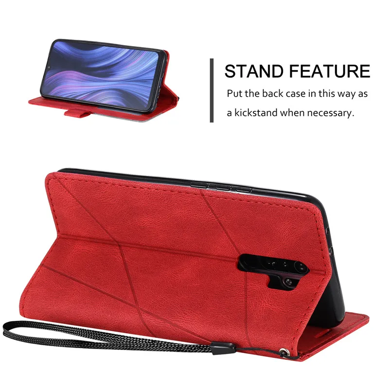 Redmi 9C NFC 9A 9AT Case Flip Magnetic Leather Cover For Xiaomi A3 9 Lite Redmi Note 9 S 9T 9S 9Pro 9 Pro Max Wallet Phone Cases 4