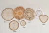 Nordic Style Straw Rattan Wall Decor, Round Rattan, Wall Basket, Decoration Rattan Crafts, Hanging Frame Ornament 5