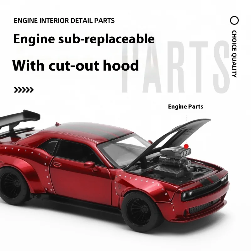 CCA 1:36 Dodge Challenger SRT JAILBREAK Zusammengebaute