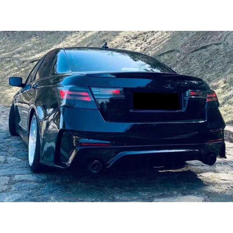 Front Rear Bumper Side Skirt for Honda Accord 8.5th 08-13 US version Modified ABS Material Body Kit Auto Parts