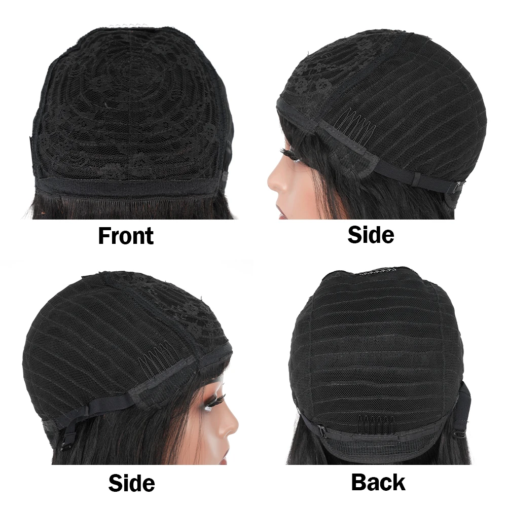 Рисунок 6 - Прямые парики из человеческих волос с челкой