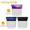 Ultra Fine Fiber Dust Film for Laptop Keyboard Cover Suitable for MacBook Pro 13/14/15/16 Inch Laptop Screen Cleaning Cloth 3