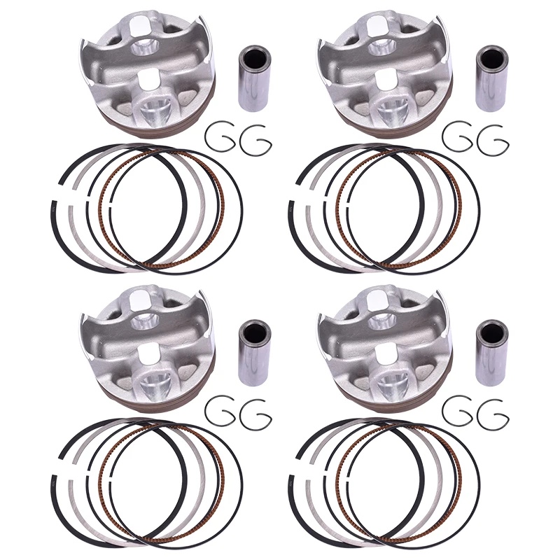 

4 Set 67mm 67.25mm 67.5mm STD +25 +50 Piston and Ring Kit For Honda KN-9 KN9 KN 9 CBR600 F5 CBR 600 2003 2004 2005 2006