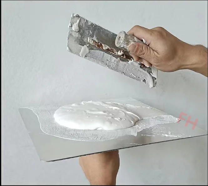 Construction Aluminum Finishing Workshop Spatula Board Plastering Tool Easy Handle Paint Holder