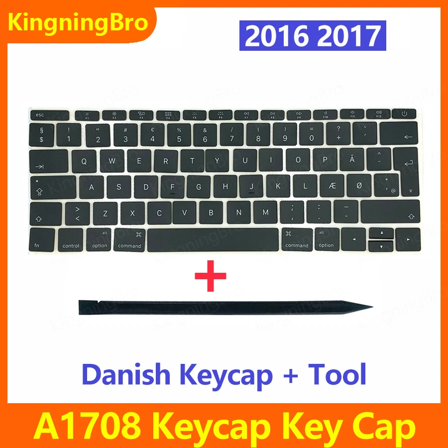 New DK Denmark Keys Keycaps For Macbook Pro Retina 13" A1708 Danish