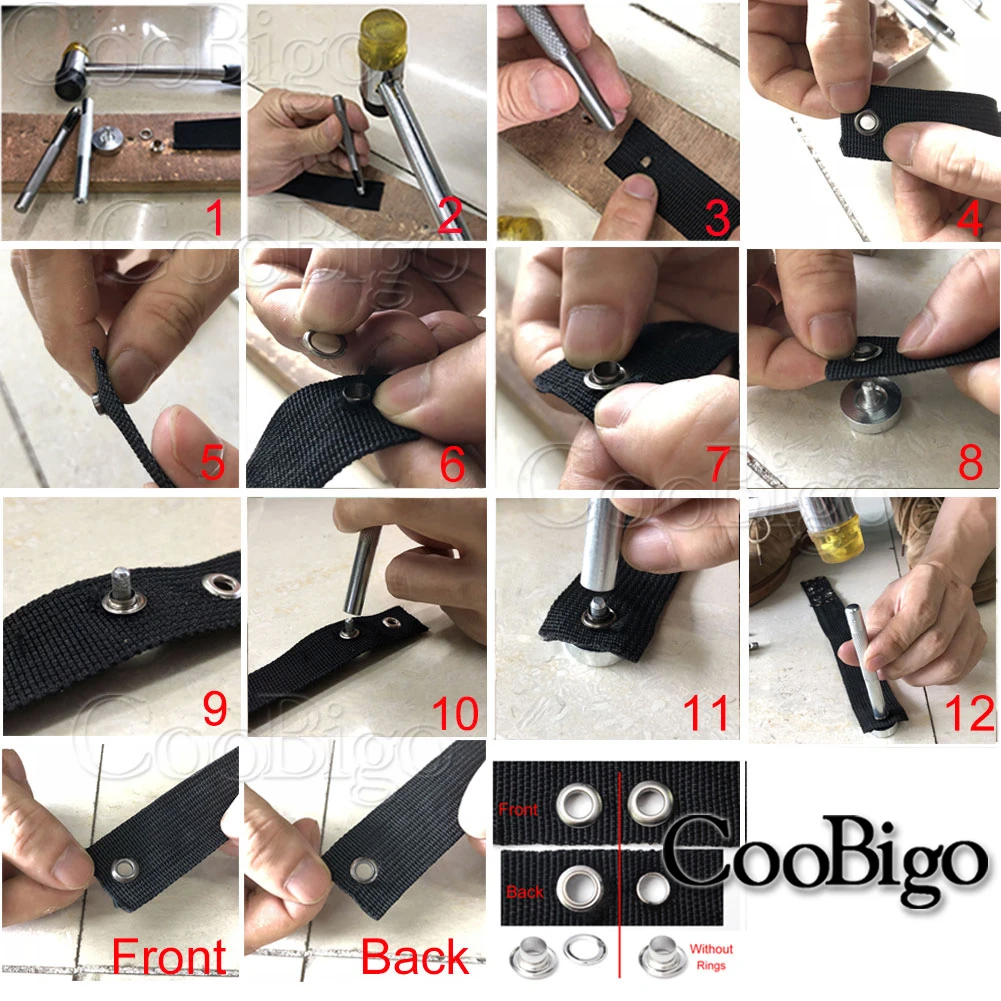 3.5-20mm Handmade Metal Eyelets Mold Tool Grommet installation Carbon Steel DIY Tool Leather Craft Accessories 1 Set eyelet punch tool set grommet eyelet kit grommet punch tool grommet tool kit grommet tool eyelet grommet dies