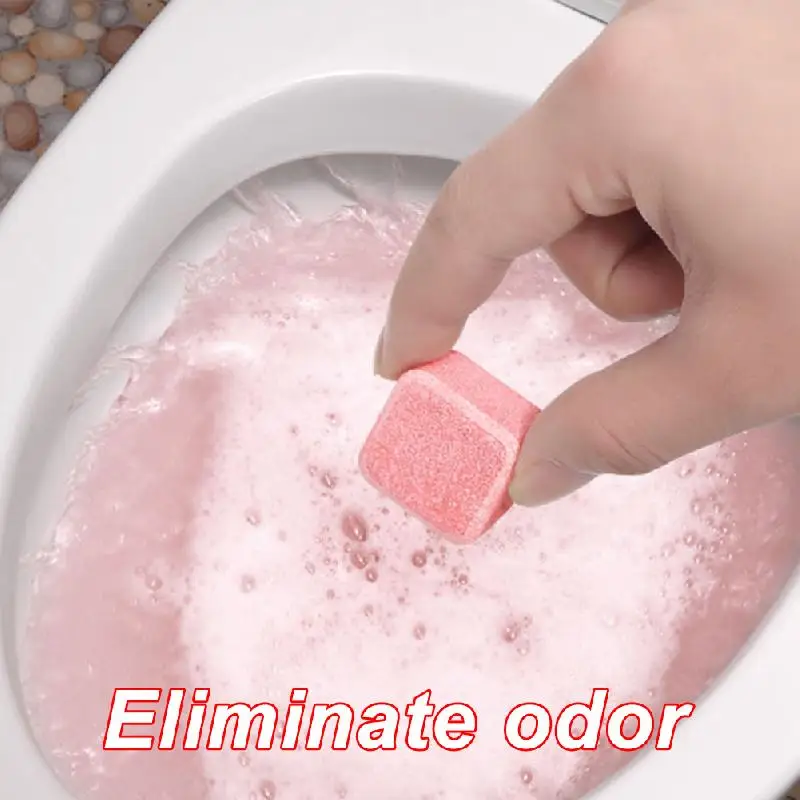 Automatic Toilet Bowl Cleaner Effervescent Tablet for Toilet Fast Remover Urine Stain Deodorant Yellow Dirt Cleaning Tool