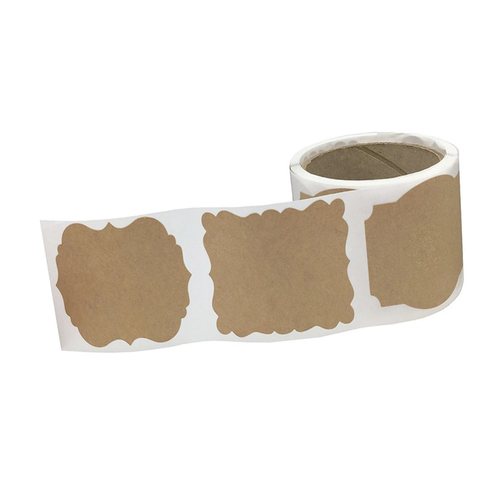 Brown Kraft Paper Roll With Free Gift Christmas Stickers - Temu