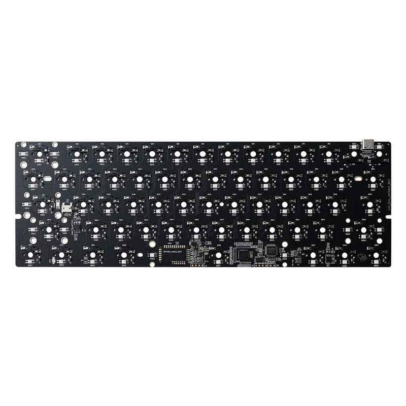 

GH60PCB Wireless Bluetooth5.1 Dual Mode Customized Mechanical Keyboard Kit Mainboard Hot Plug RGB