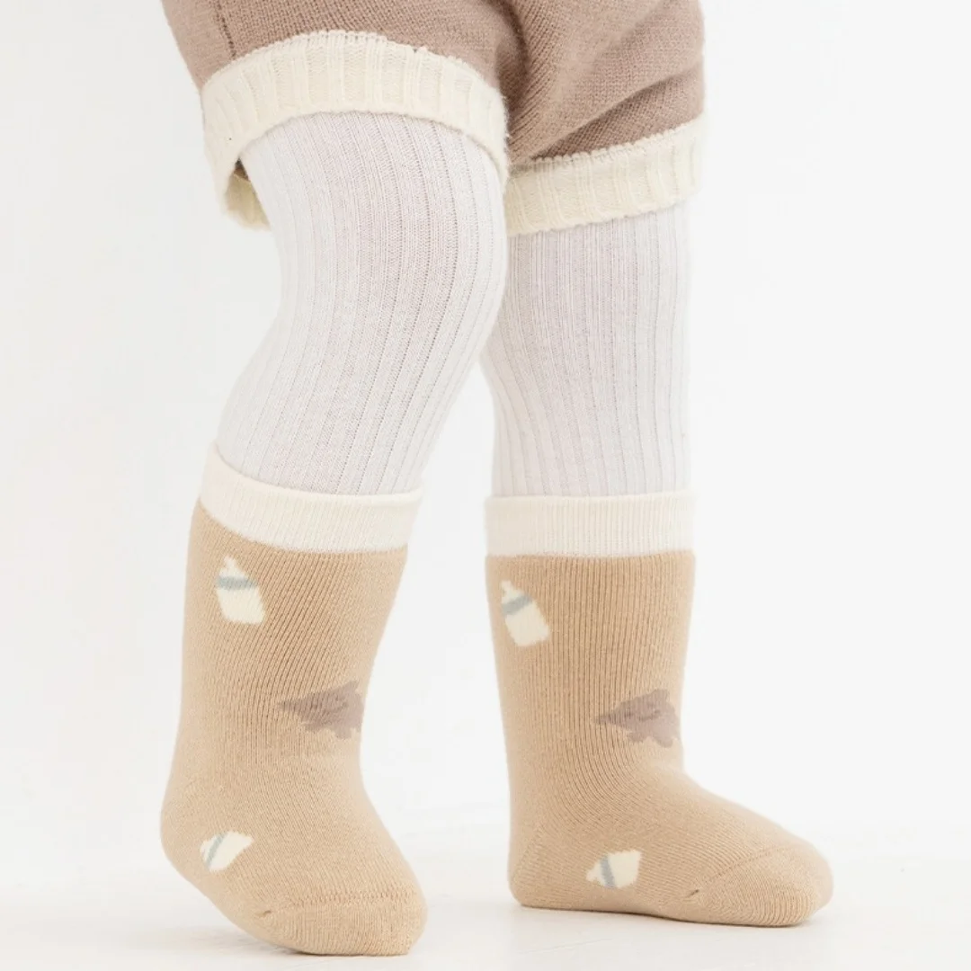 3 Pairs Cartoon Baby Socks Cute Cat Animal Soft Cotton Knit Baby Girl Kids Boy Newborn Boys Children's Socks For 0-5Years