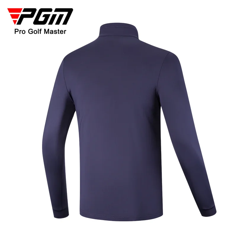 PGM Golf Men's Long-sleeved Sports Top Golf Wear for Men T Shirt  Skin-friendly Fabric Mock Neck Design Clothing YF567 - AliExpress