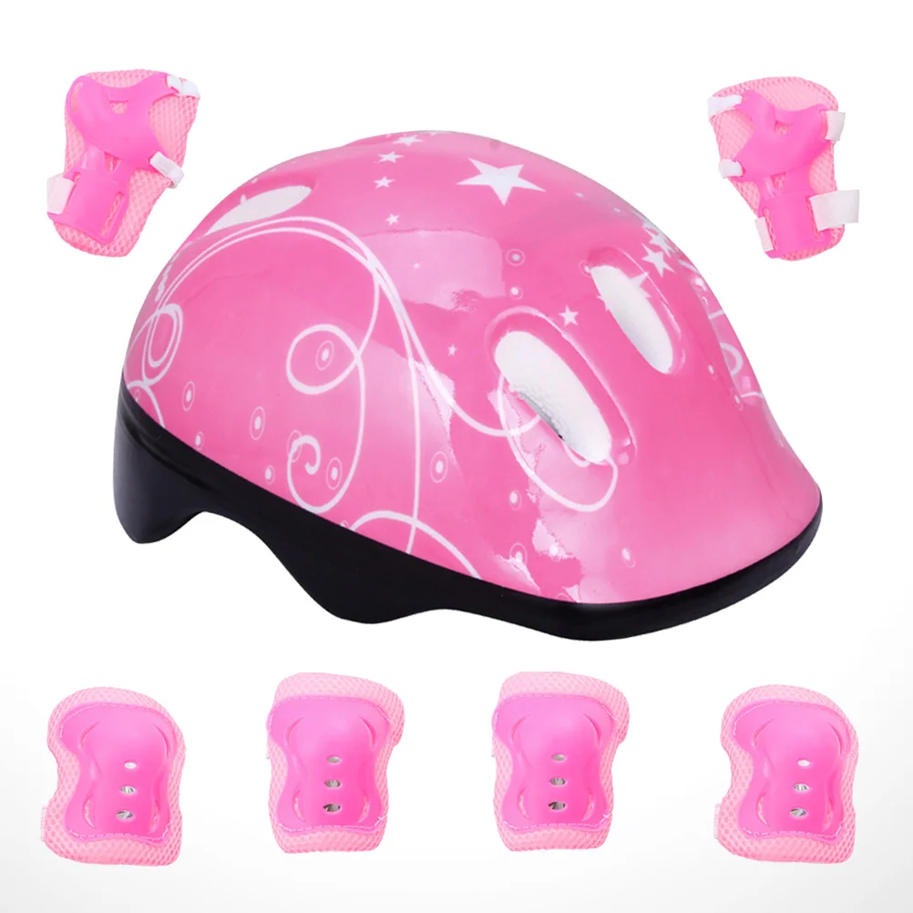 

Children'S Roller Skates Protective Helmet Riding Equipment Skateboard Bicycle Sports Fall Protection Set Adjustable Kit