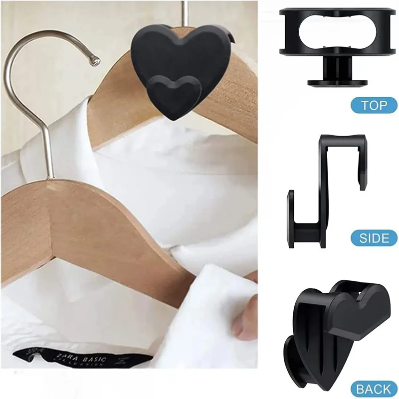 Plastic Clothes Space Triangles Hanger Hooks For Closet