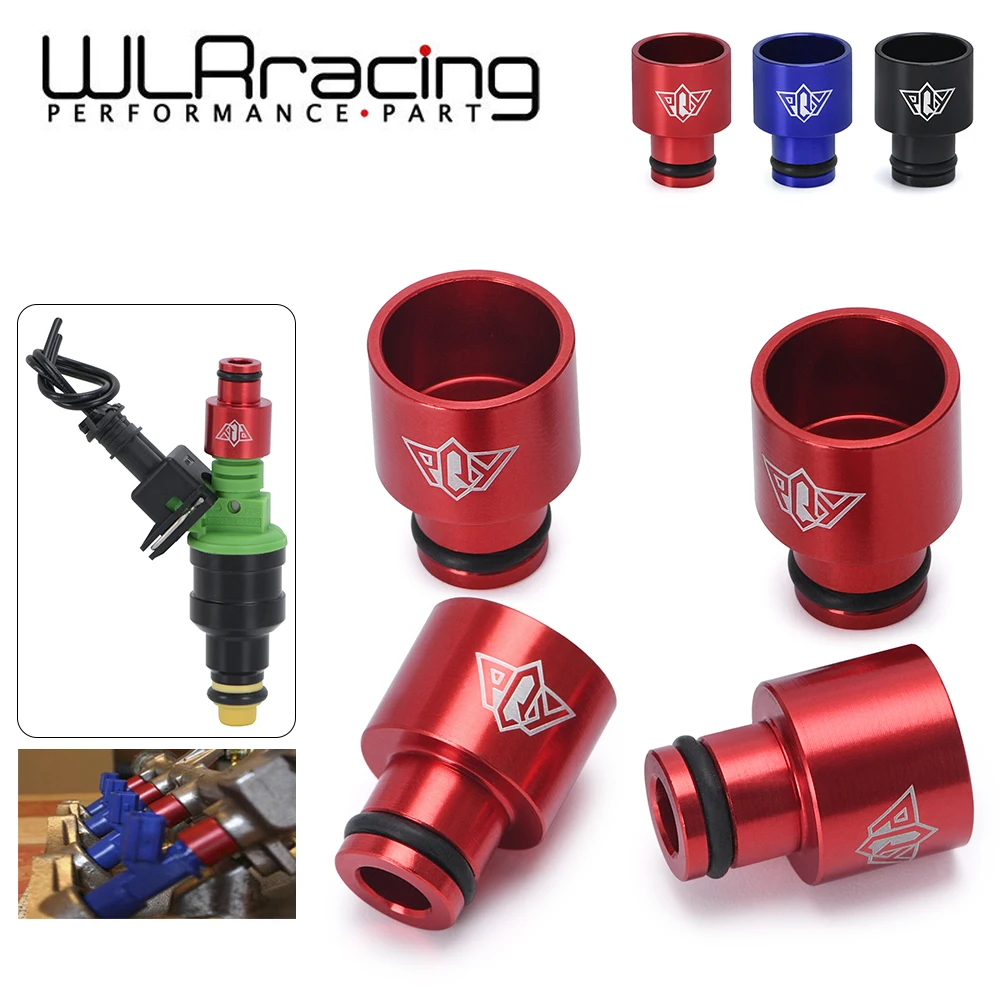 4PiecesRacingPQYFuelInjectorTopHatsAdaptersForRDXInjectors