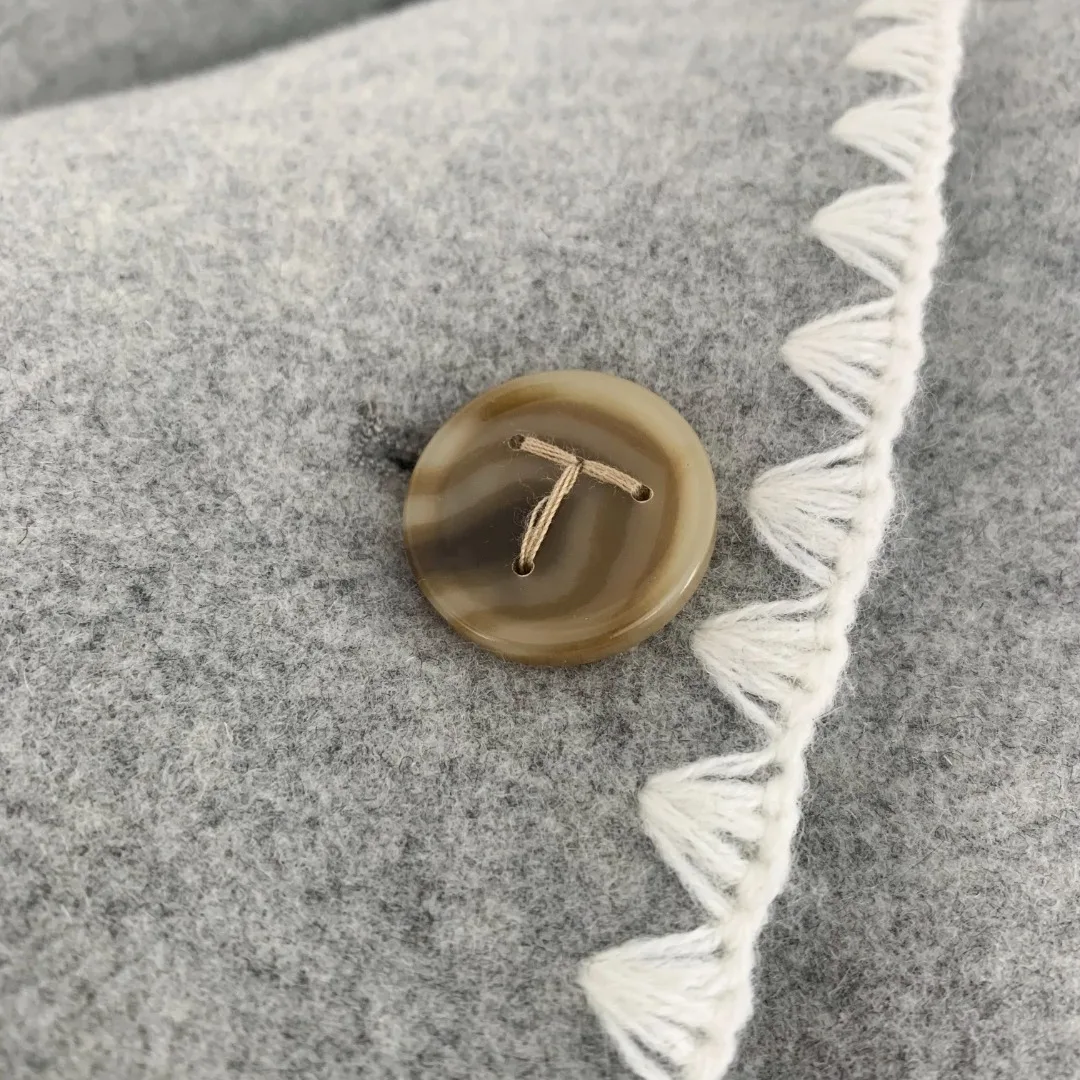 S9aab96a3fee3401a81c198bc06a6b0330 Women Fringe Scarf Collar Coat Double-sided Woollen Single Breasted Autumn Winter, Loose Embroidery Trim Female Casual Jacket Mallzona