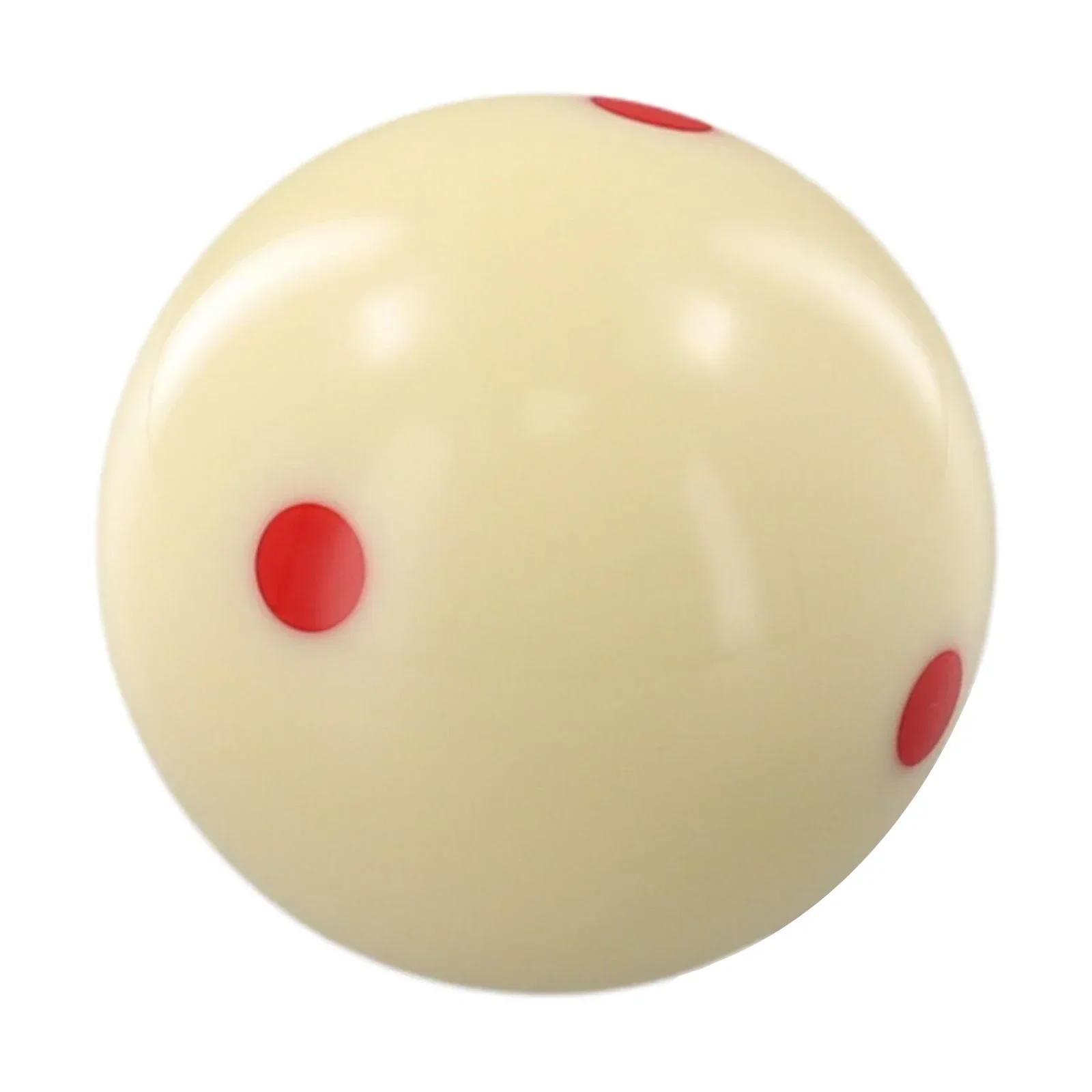 Roundness Cue Ball Hardness 2 1/4&rdquo; Red 6 Dot Spot Pool-Billiard Practice Resin Standard Training