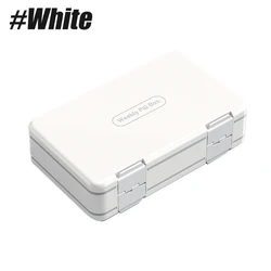Travel Pill Organizer - Double - Sided Weekly Storage (White)