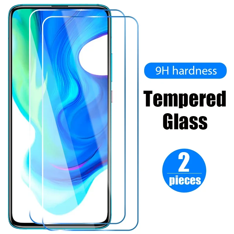 

2PCS Screen protector for Xiaomi 11T Pro 10T 9T 11 10 A3 Lite Tempered glass for Poco X4 Pro 5G X3 NFC GT M4 M3 F3 F2 C31 glass