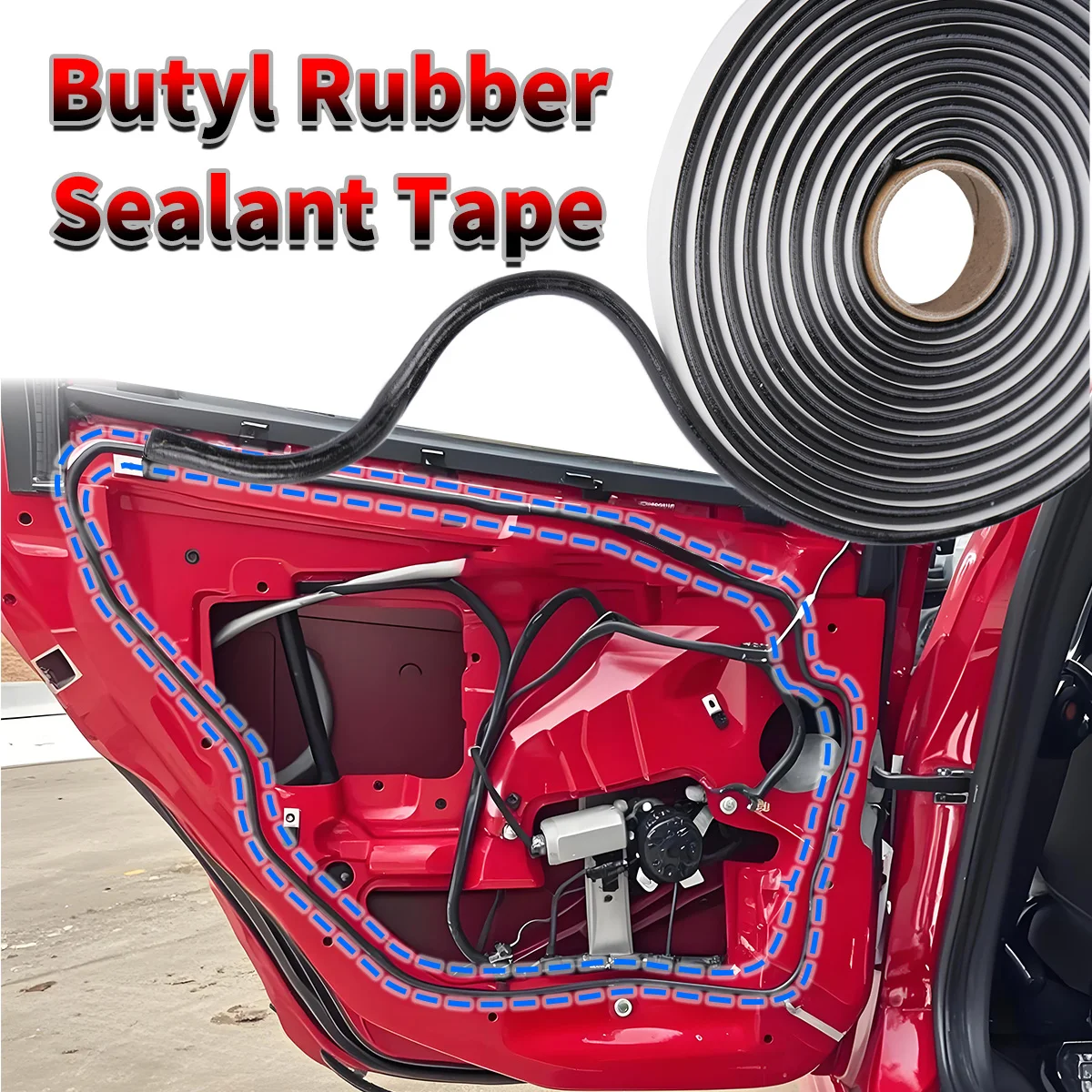 Headlight Sealant Seal Snake Car Headlamp Glue Butyl Rubber Glue Reseal Hid Headlamps Taillight Shield Waterproof Tapes