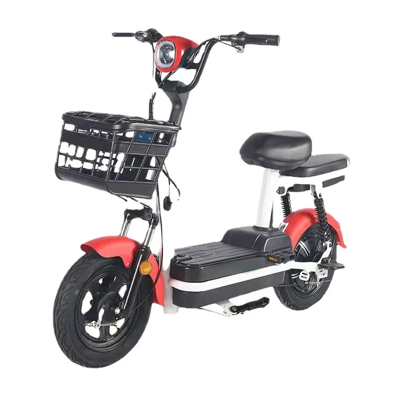 Electric Motorcycle Bike Scooter Powerful for Adult Children Electromobile Portable Electric Vehicle Women Buy Vegetables Riding