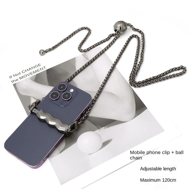 Chains Mobile Phone Accessories  Phone Crossbody Chain Back Clip - Mobile  Phone - Aliexpress