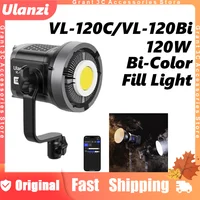 Ulanzi VL-120C/VL-120Bi RGB/Bi-Color Fill Light Custom 120W 2700K-6500K V-Mount COB Video Light with Wireless APP Control 1