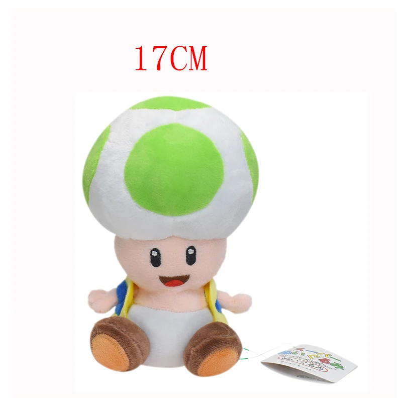 thumbnail image 1 of Muñeco de peluche Super Mary Toad Yoshi Mario Bros, periférico de animé, juguetes de peluche para niños, almohada de dibujos animados suave y linda, regalo de cumpleaños, 1 of 5