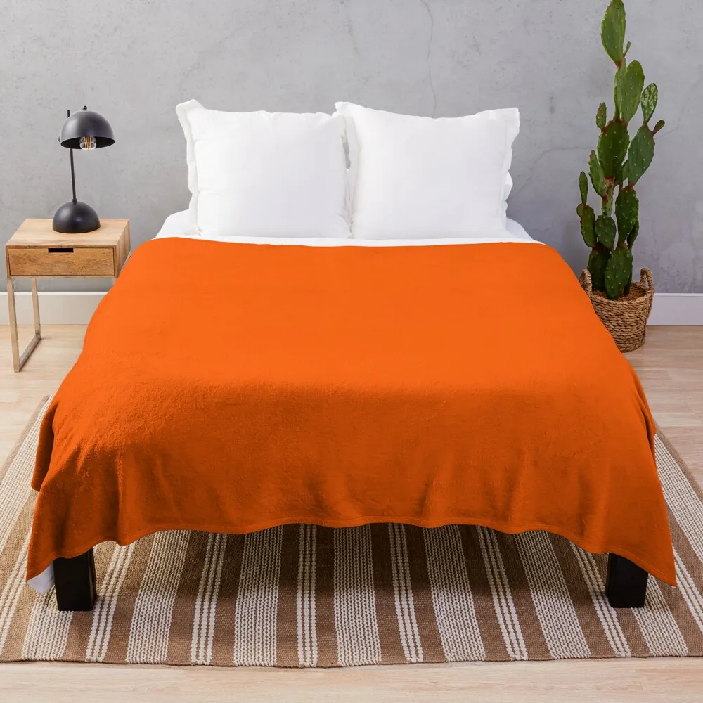 

NEON ORANGE COLLECTION Throw Blanket Nap Blanket Thin Blankets