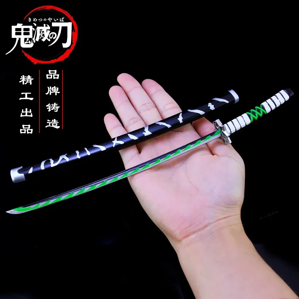 Ghost Slayer Katana Sword Shinazugawa Sanemi Nichirin Blade Japanese Anime Samurai Sword Metal Weapon Model Gifts Toys for Boys 3