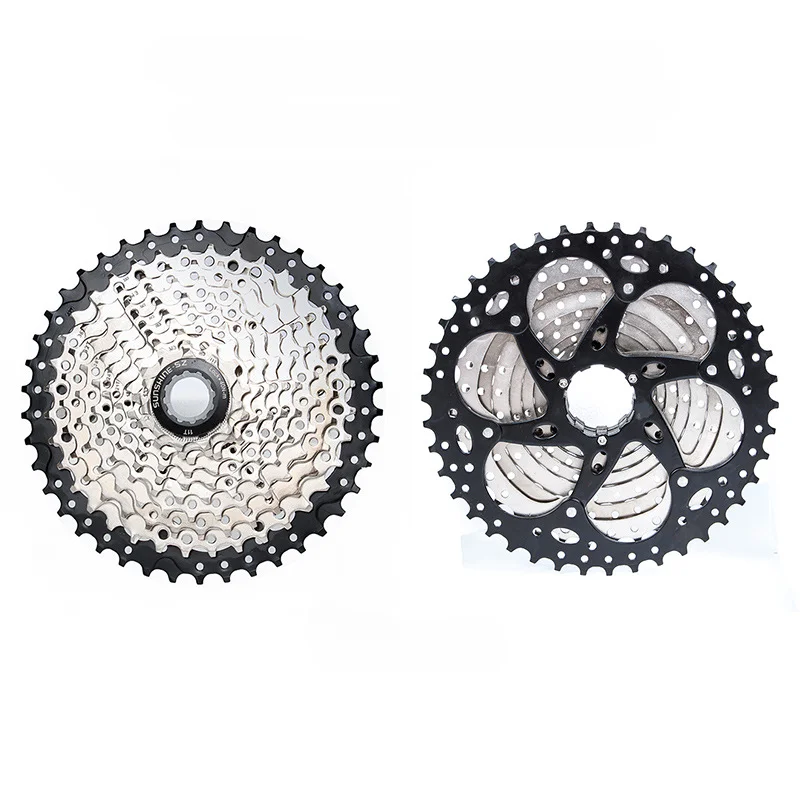 SHIMANO SRAM Bicycle Sprocket Gear Bicycle Cassette Bike Freewheel Bike Sprocket Bicycle Parts SUNSHINE MTB Bike Cassette 8/9/10/11/12Speed 34/36T/40T/42T/46T/50T/52T Bicycle Cassette Freewheel MTB Sprocket