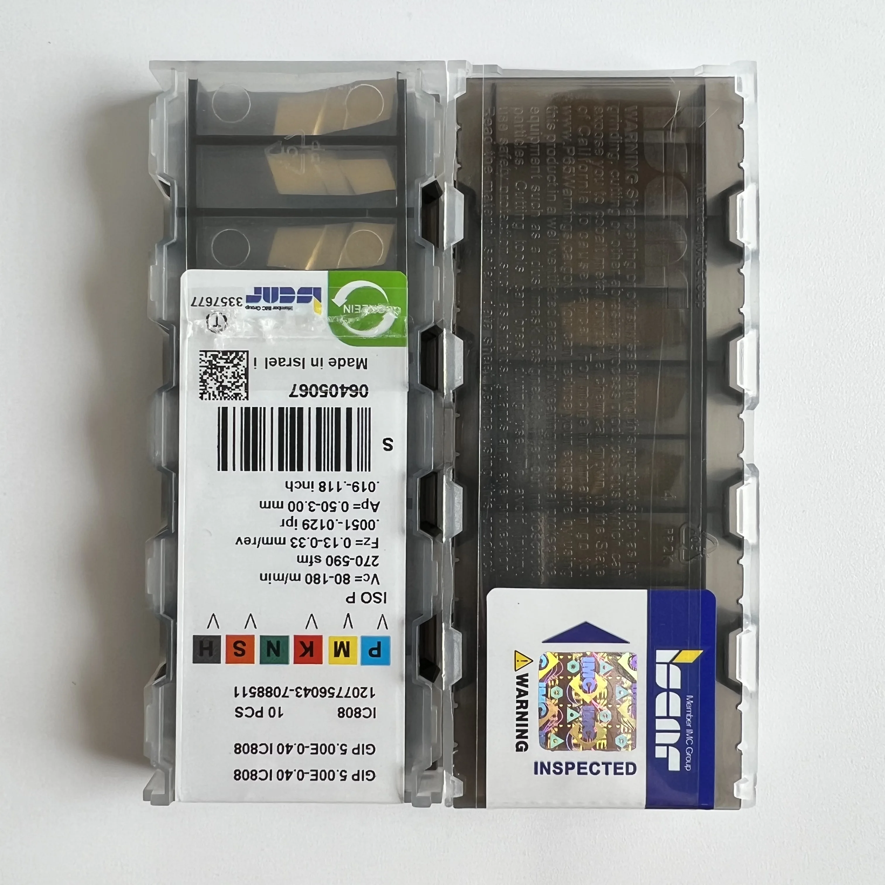 

GIP5.00E-0.40 IC808 IC908 Carbide CNC blade