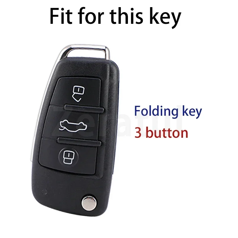 Premium TPU Folding Key Case Cover - Car Key Shell Protector & Accessories